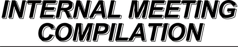 Internal Meeting Compilation